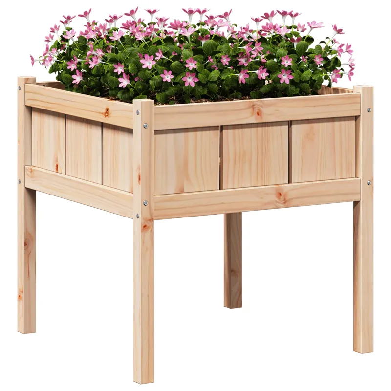 Sodo vazonas Gamta 70 x 70 x 70 cm Kietos pušies mediena