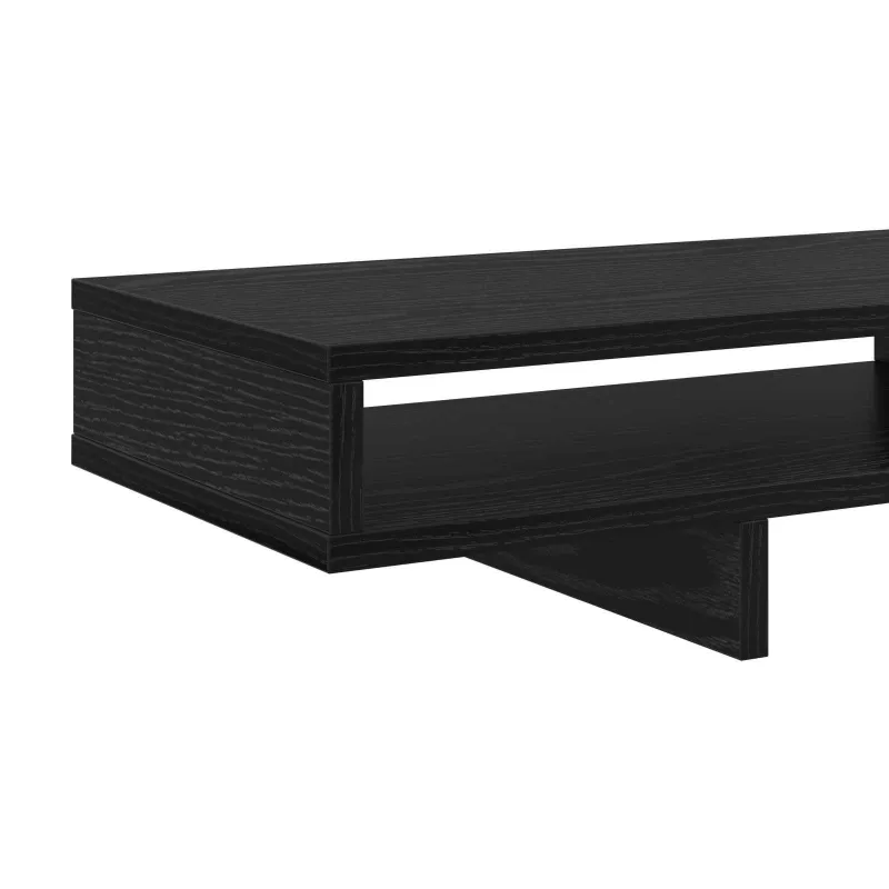 Monitoriaus laikiklis Juoda 100 x 27 x 15 cm Apdirbta mediena