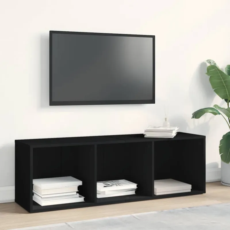 Spint. knyg./telev., juodos sp., 36x30x114cm, medž. drož. pl.