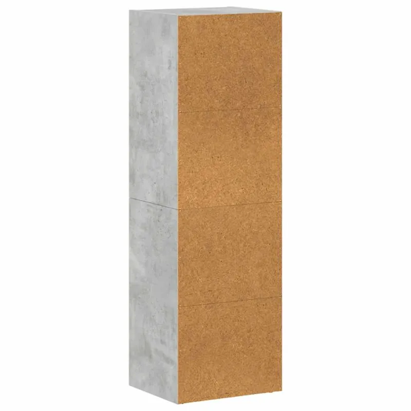 Spintelė knygoms/TV, betono, 36x30x114cm, apdirbta mediena