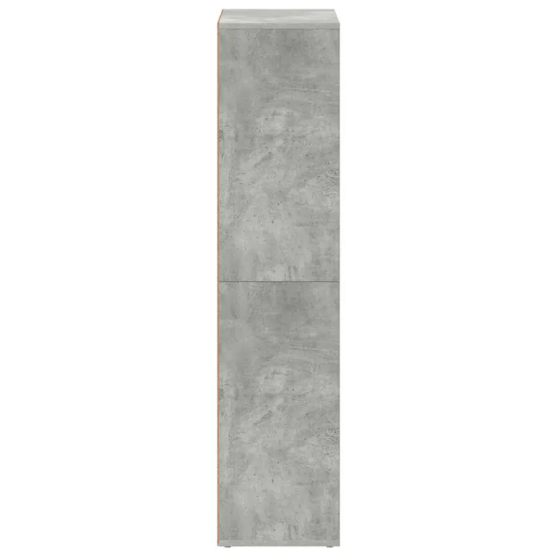 Knygų/šoninė spintelė, betono, 66x30x130cm, apdirbta mediena