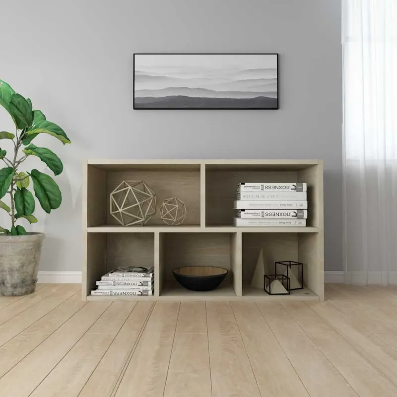 Knygų/šoninė spintelė, ąžuolo, 50x25x80cm, apdirbta mediena
