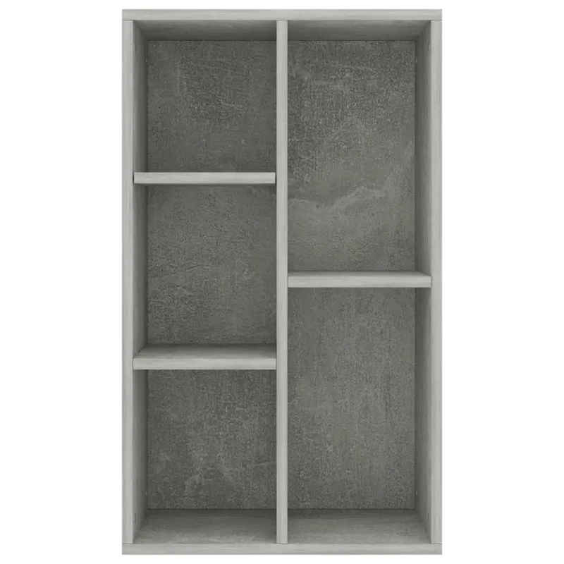 Knygų/šoninė spintelė, betono, 50x25x80cm, apdirbta mediena