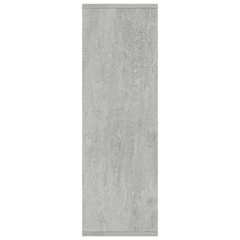 Knygų/šoninė spintelė, betono, 50x25x80cm, apdirbta mediena