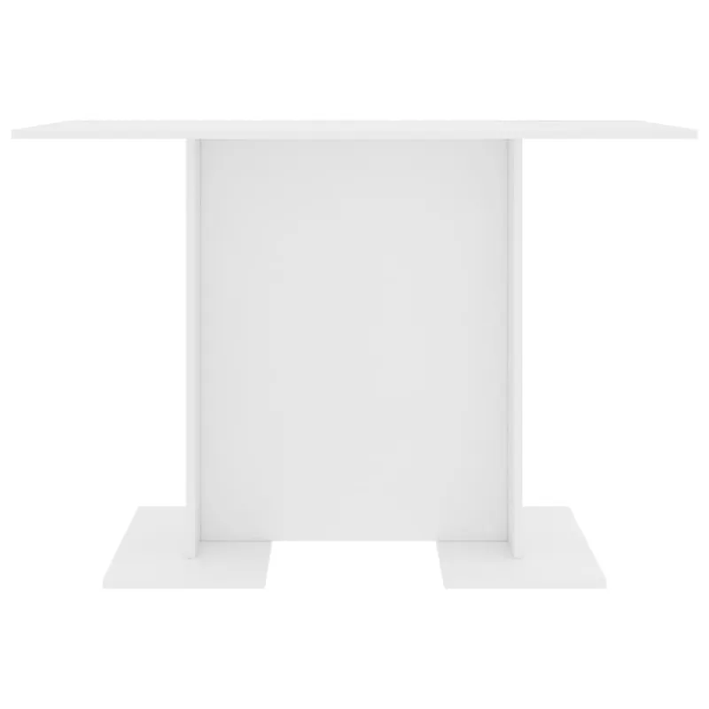 Valgomojo stalas, baltos spalvos, 110x60x75cm, apdirbta mediena