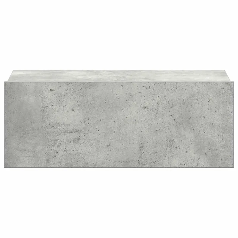 Pakabinamas naktinis staliukas, betono, 40x30x15cm, mediena
