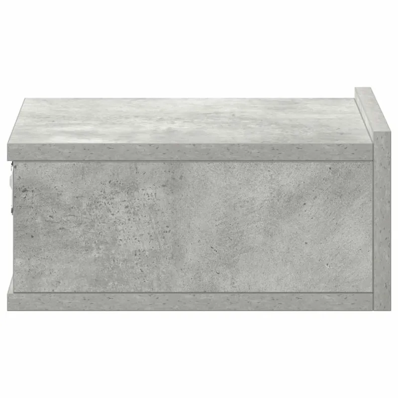 Pakabinamas naktinis staliukas, betono, 40x30x15cm, mediena