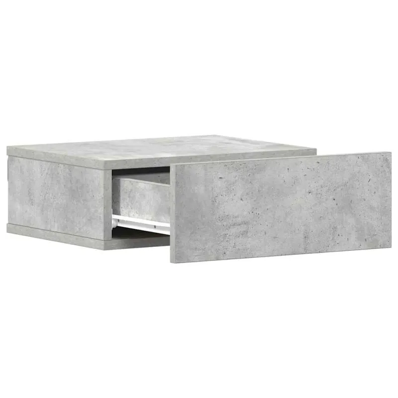 Naktiniai staliukai, 2vnt., betono, 40x30x15cm, mediena