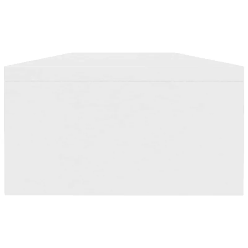 Monitoriaus stovas, baltas, 100x24x13 cm, apdirbta mediena