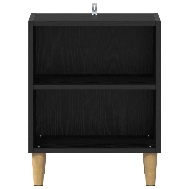 Lovos spintelė 2 pcs Juodas ąžuolas 40 x 30 x 50 cm