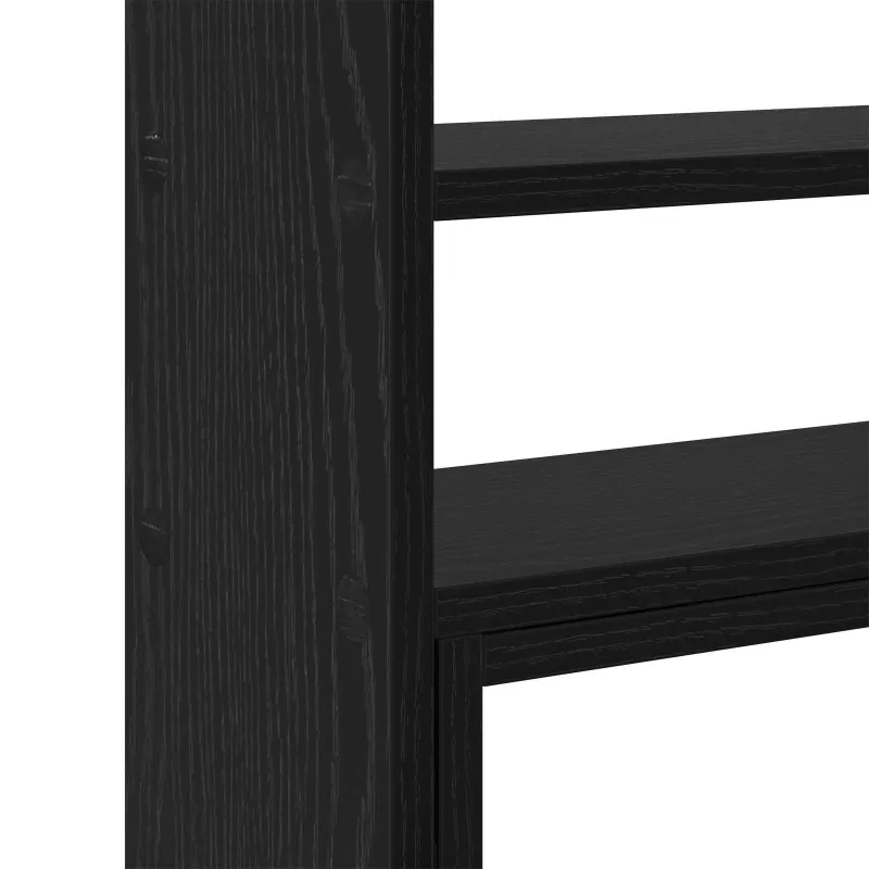 Monitoriaus stalo stovė Juodas ąžuolas 40 x 17 x 41 cm