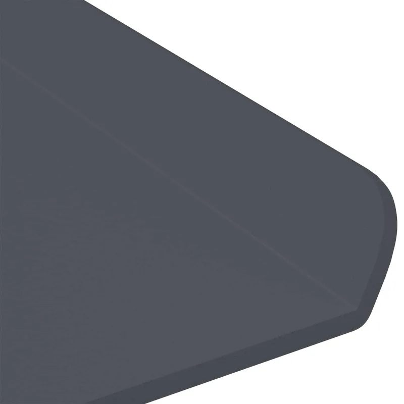 Plūduriuojanti lentyna 3 pcs Antracitas 40 x 9 x 2,5 cm Plienas