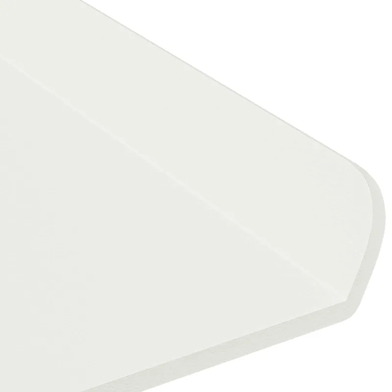 Plūduriuojanti lentyna 3 pcs Baltas 40 x 9 x 2,5 cm Plienas