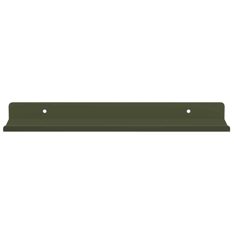 Plūduriuojanti lentyna 2 pcs Alyvuogių žalia 30 x 9 x 2,5 cm