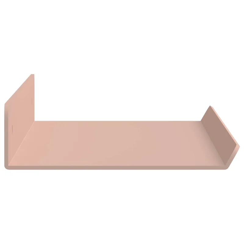 Plūduriuojanti lentyna 4 pcs Rožinė 40 x 8,5 x 2,5 cm Plienas