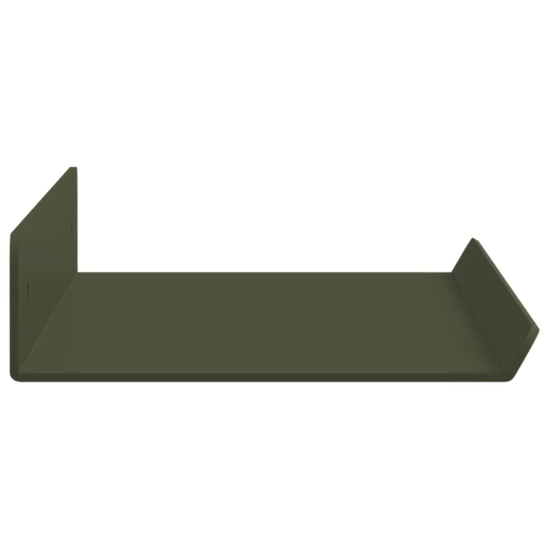 Plūduriuojanti lentyna 2 pcs Alyvuogių žalia 40 x 8,5 x 2,5 cm