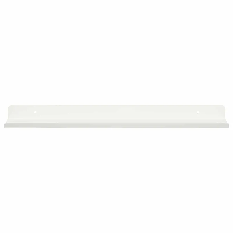 Plūduriuojanti lentyna 4 pcs Baltas 40 x 8,5 x 2,5 cm Plienas