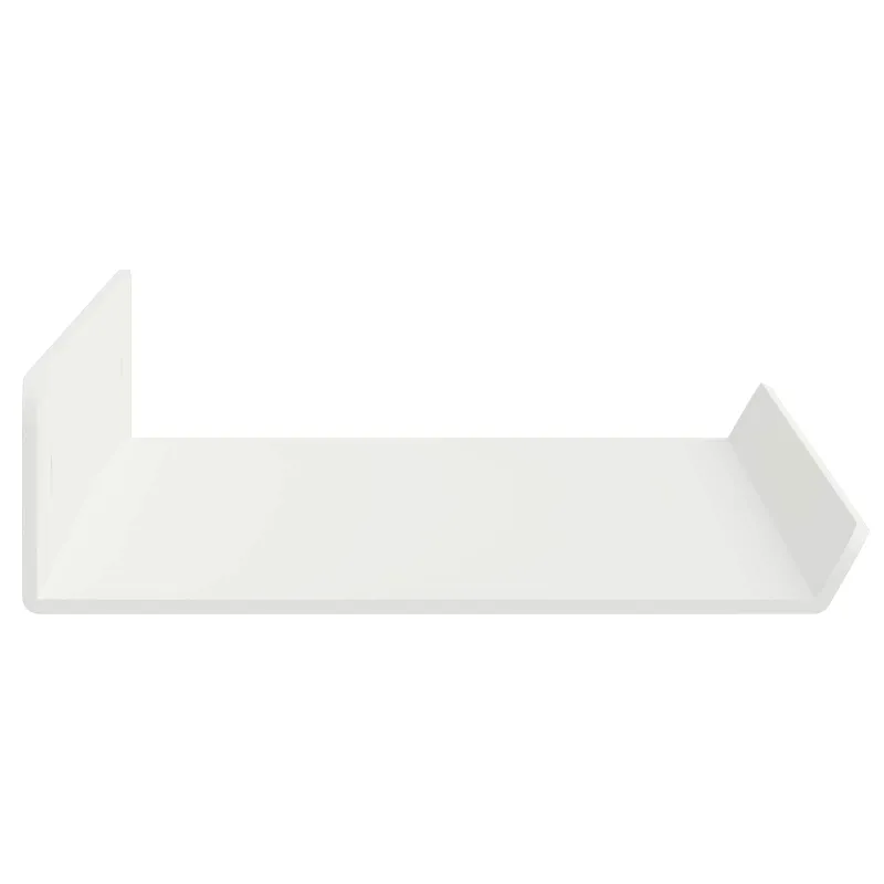 Plūduriuojanti lentyna 4 pcs Baltas 40 x 8,5 x 2,5 cm Plienas