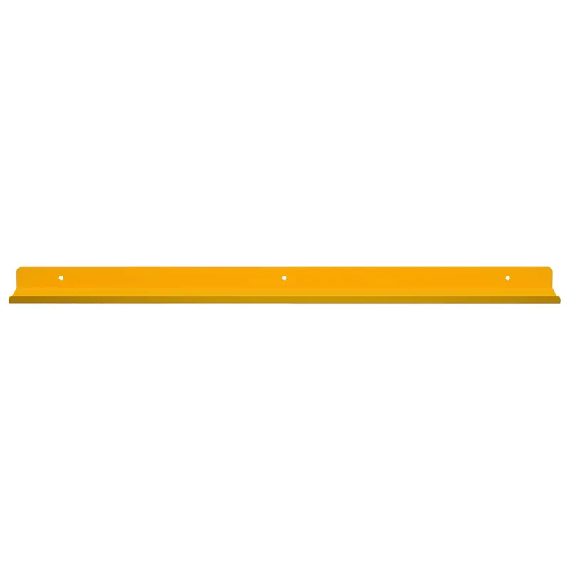Plūduriuojanti lentyna 4 pcs Garučių geltona 60 x 8,5 x 2,5 cm