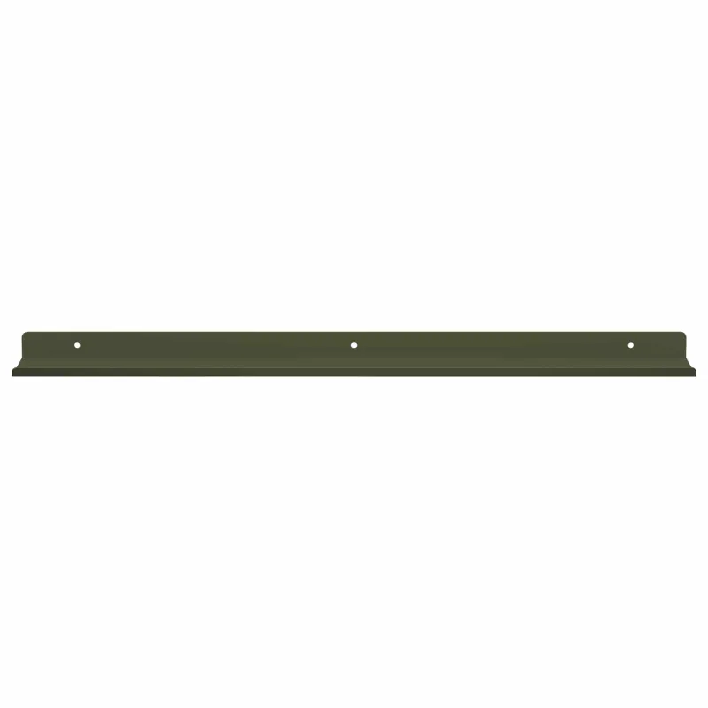 Plūduriuojanti lentyna 2 pcs Alyvuogių žalia 60 x 8,5 x 2,5 cm