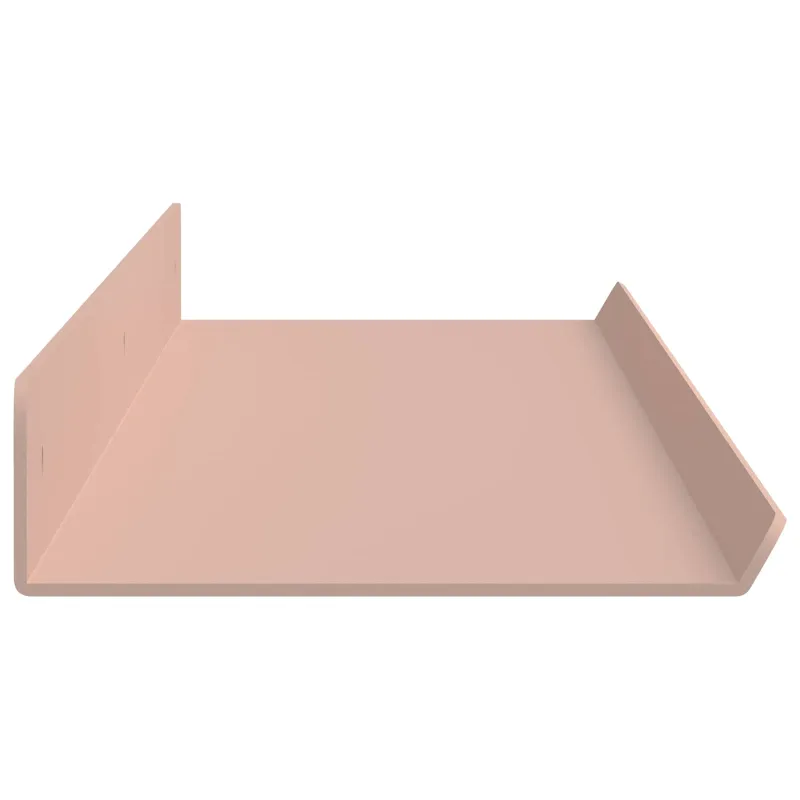 Plūduriuojanti lentyna 4 pcs Rožinė 80 x 9 x 2,5 cm Plienas