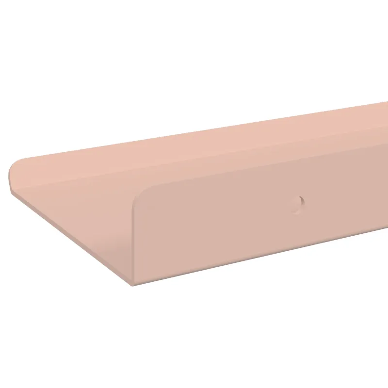 Plūduriuojanti lentyna 4 pcs Rožinė 80 x 9 x 2,5 cm Plienas