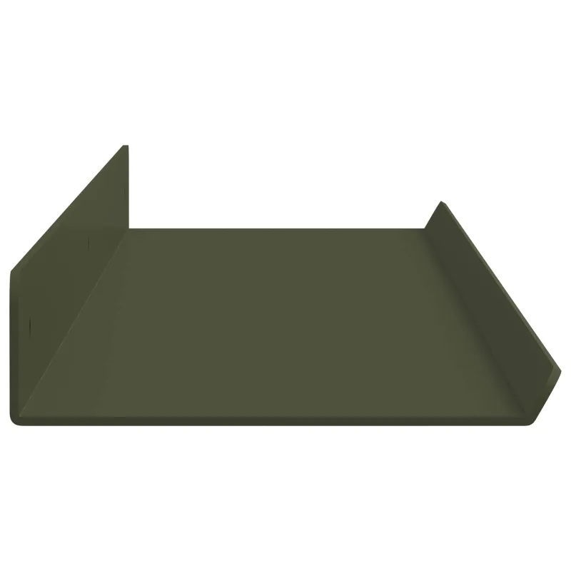 Plūduriuojanti lentyna 4 pcs Alyvuogių žalia 80 x 9 x 2,5 cm