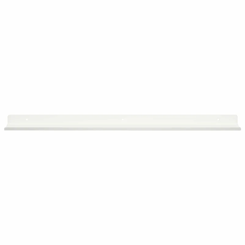 Plūduriuojanti lentyna 4 pcs Baltas 80 x 9 x 2,5 cm Plienas
