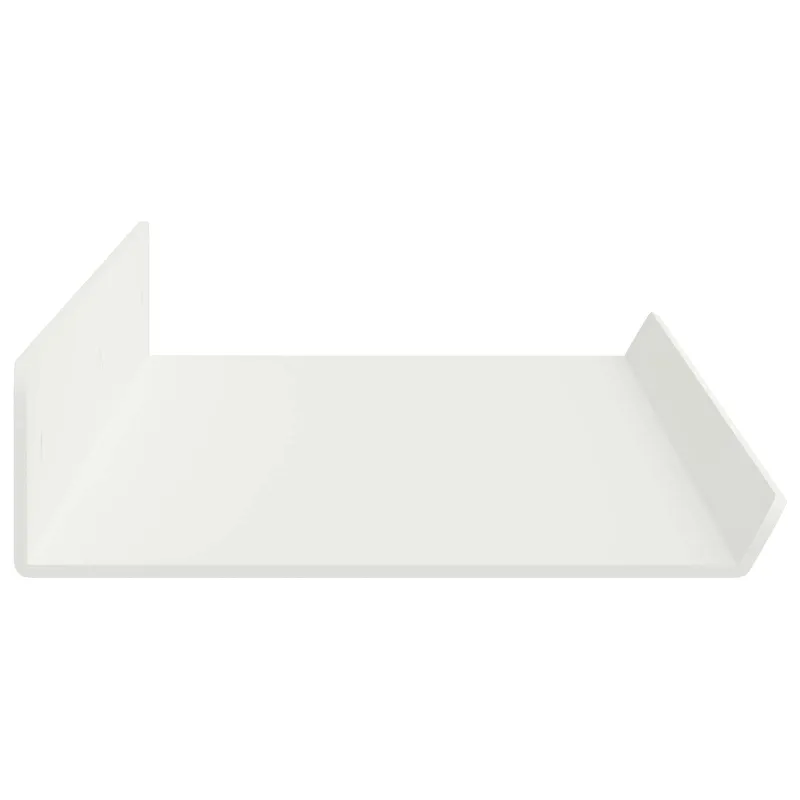 Plūduriuojanti lentyna 4 pcs Baltas 80 x 9 x 2,5 cm Plienas
