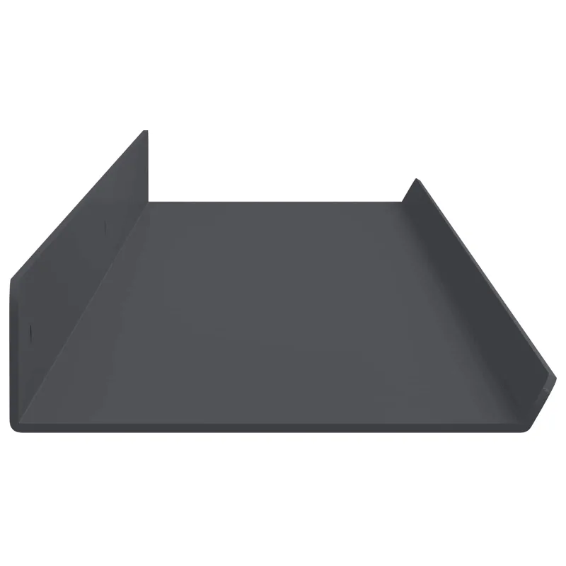 Plūduriuojanti lentyna 2 pcs Antracitas 100 x 9 x 2,5 cm