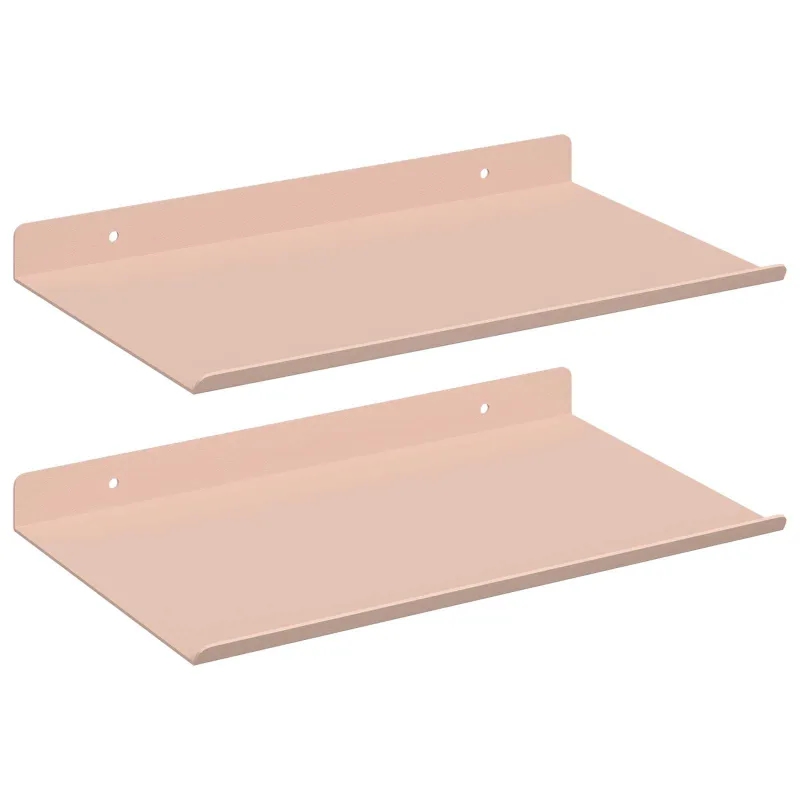 Plūduriuojanti lentyna 2 pcs Rožinė 30 x 18 x 2,5 cm Plienas
