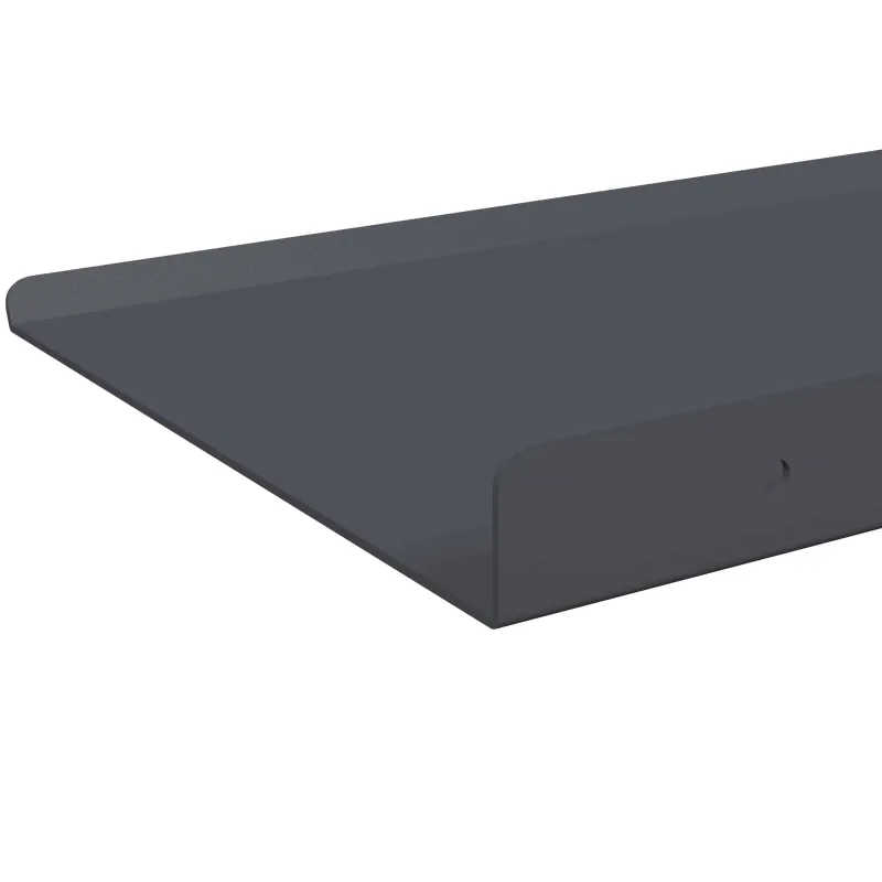 Plūduriuojanti lentyna 2 pcs Antracitas 30 x 18 x 2,5 cm