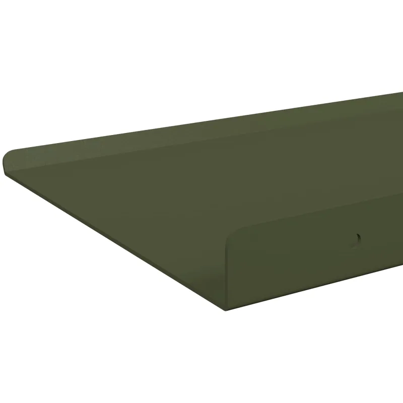 Plūduriuojanti lentyna 4 pcs Alyvuogių žalia 30 x 18 x 2,5 cm