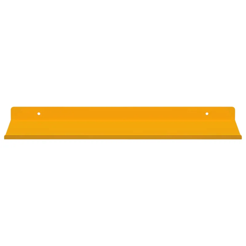 Plūduriuojanti lentyna 2 pcs Garučių geltona 40 x 18 x 2,5 cm