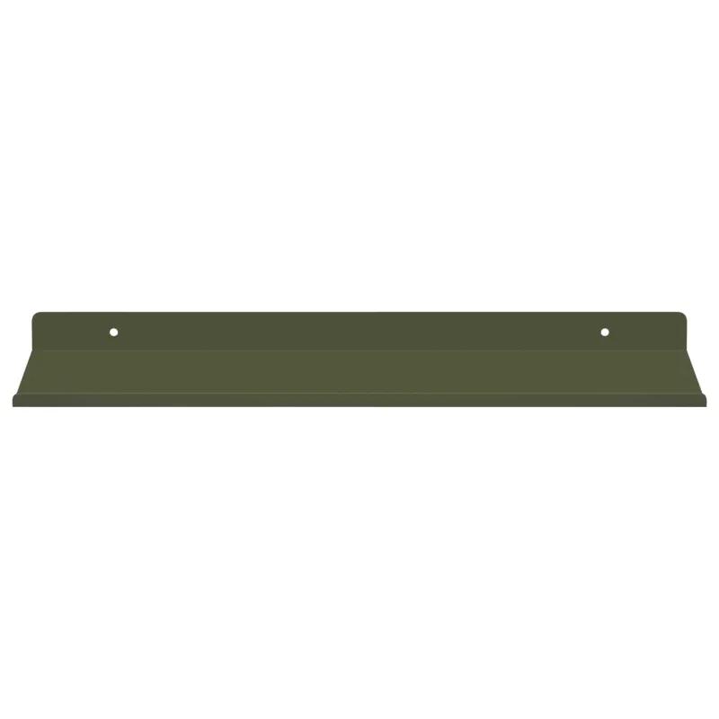 Plūduriuojanti lentyna 2 pcs Alyvuogių žalia 40 x 18 x 2,5 cm