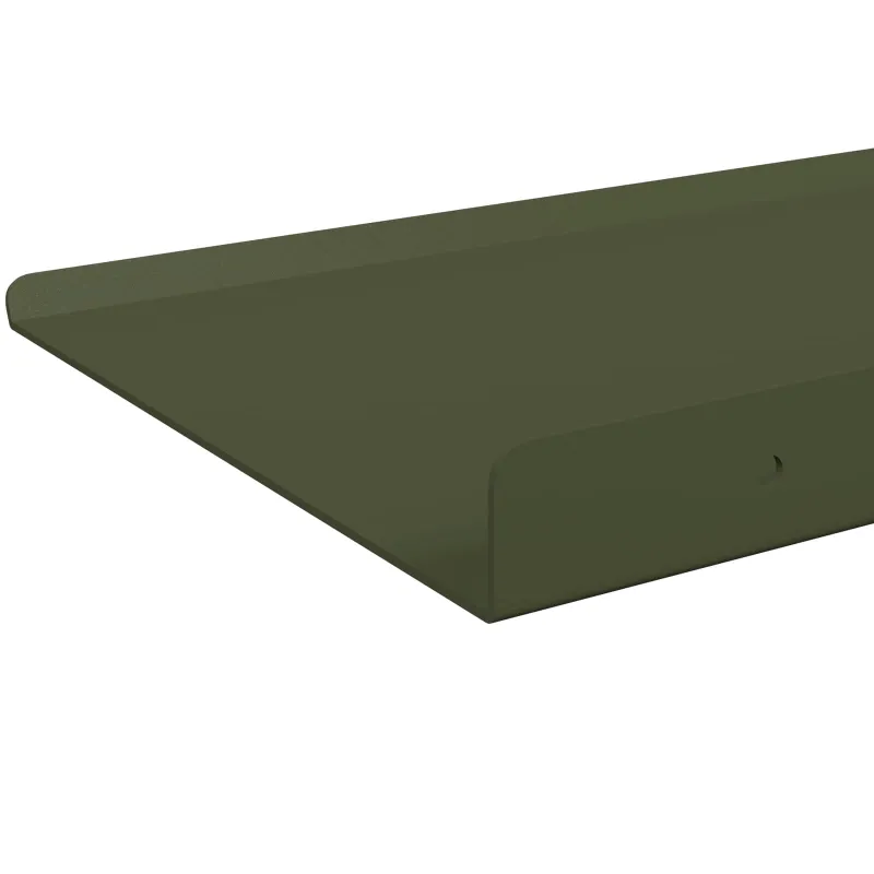 Plūduriuojanti lentyna 2 pcs Alyvuogių žalia 40 x 18 x 2,5 cm