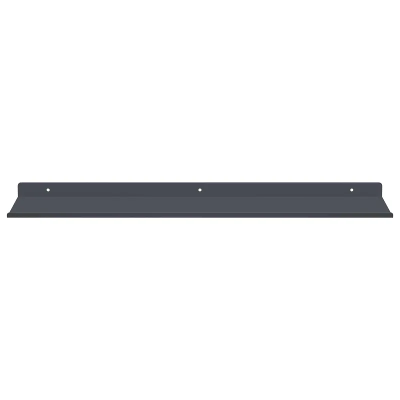 Plūduriuojanti lentyna 4 pcs Antracitas 60 x 18 x 2,5 cm