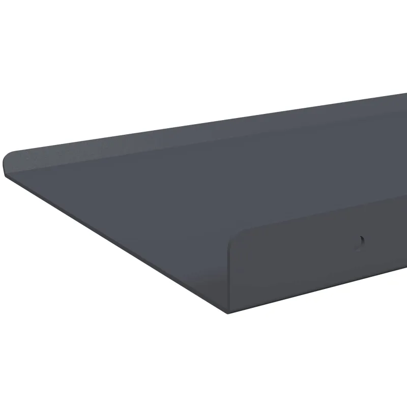Plūduriuojanti lentyna 4 pcs Antracitas 60 x 18 x 2,5 cm