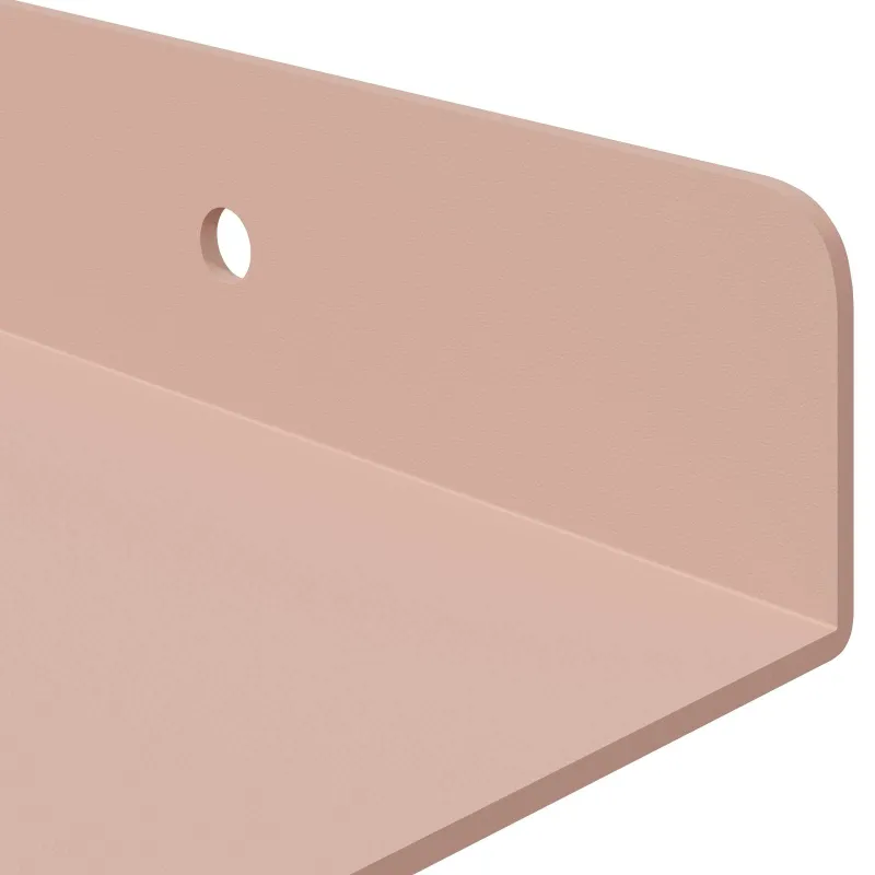 Plūduriuojanti lentyna 4 pcs Rožinė 80 x 18 x 2,5 cm Plienas