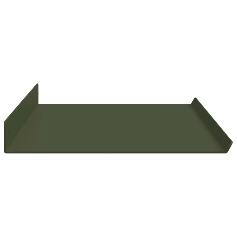 Plūduriuojanti lentyna 4 pcs Alyvuogių žalia 80 x 18 x 2,5 cm