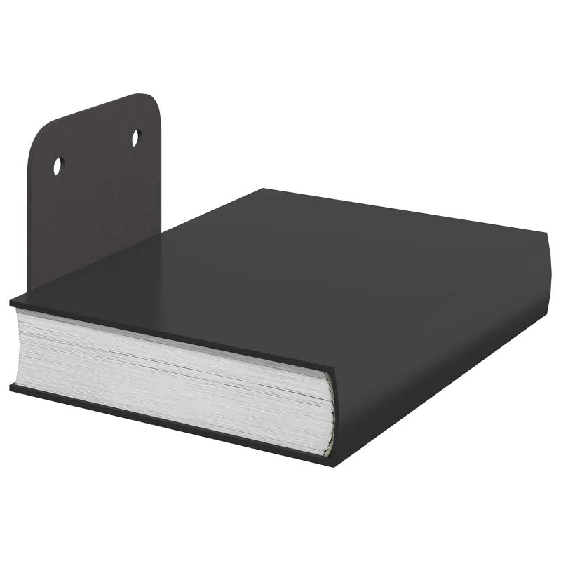 Plūduriuojanti lentyna 24 pcs Juodas 6 x 10,8 x 6,6 cm
