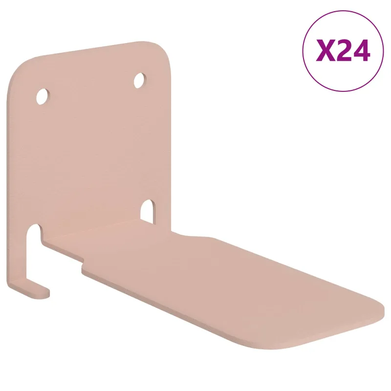 Plūduriuojanti lentyna 24 pcs Rožinė 6 x 10,8 x 6,6 cm