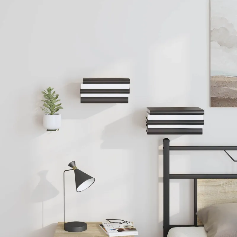 Plūduriuojanti lentyna 4 pcs Alyvuogių žalia 6 x 10,8 x 6,6 cm
