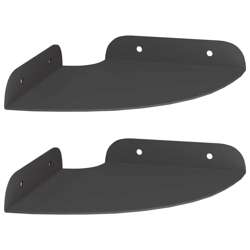 Plūduriuojanti lentyna su lentyna 2 pcs Juodas 15 x 15 x 2 cm