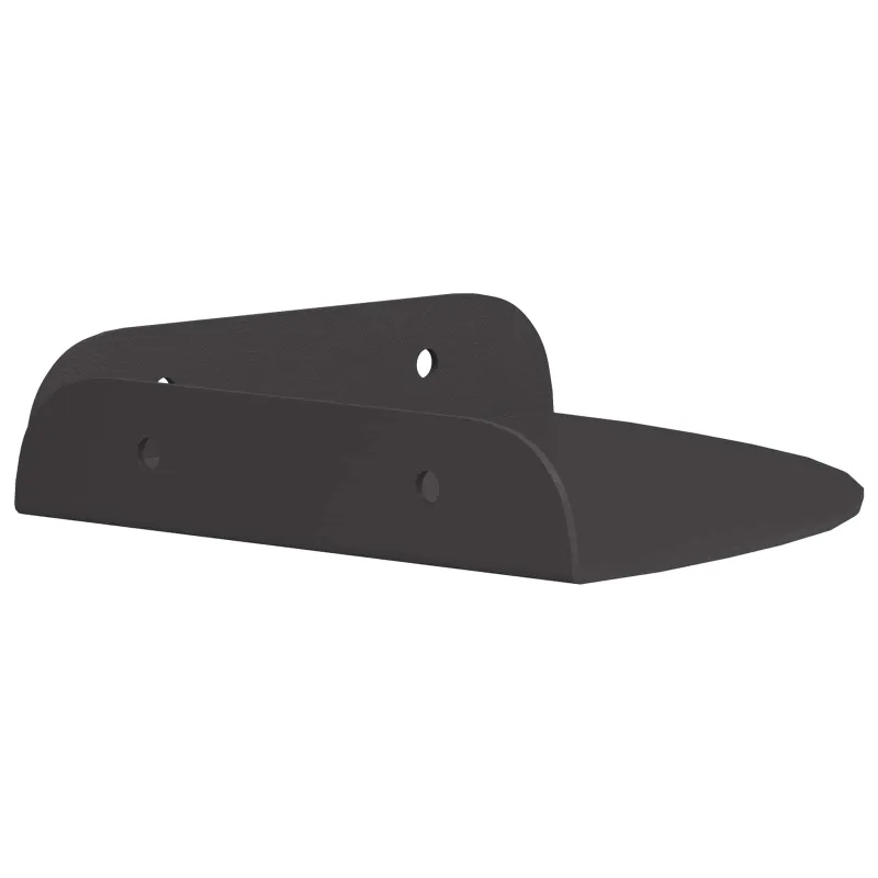 Plūduriuojanti lentyna su lentyna 4 pcs Juodas 15 x 15 x 2 cm