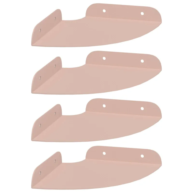 Plūduriuojanti lentyna su lentyna 4 pcs Rožinė 15 x 15 x 2 cm
