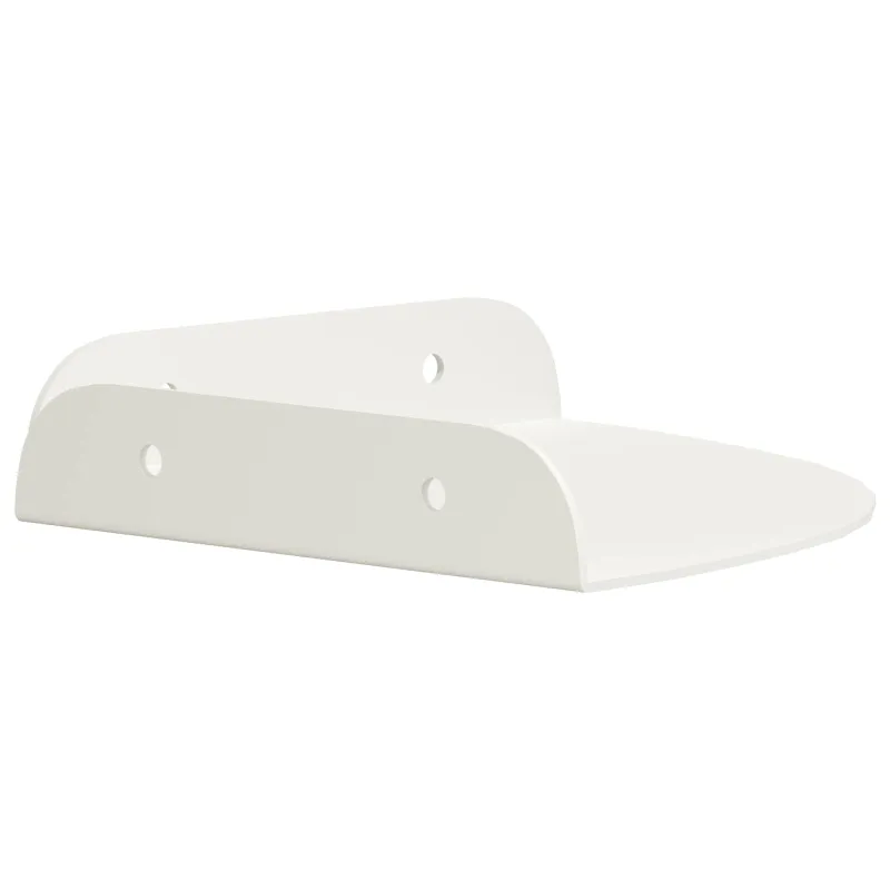 Plūduriuojanti lentyna su lentyna 2 pcs Baltas 15 x 15 x 2 cm