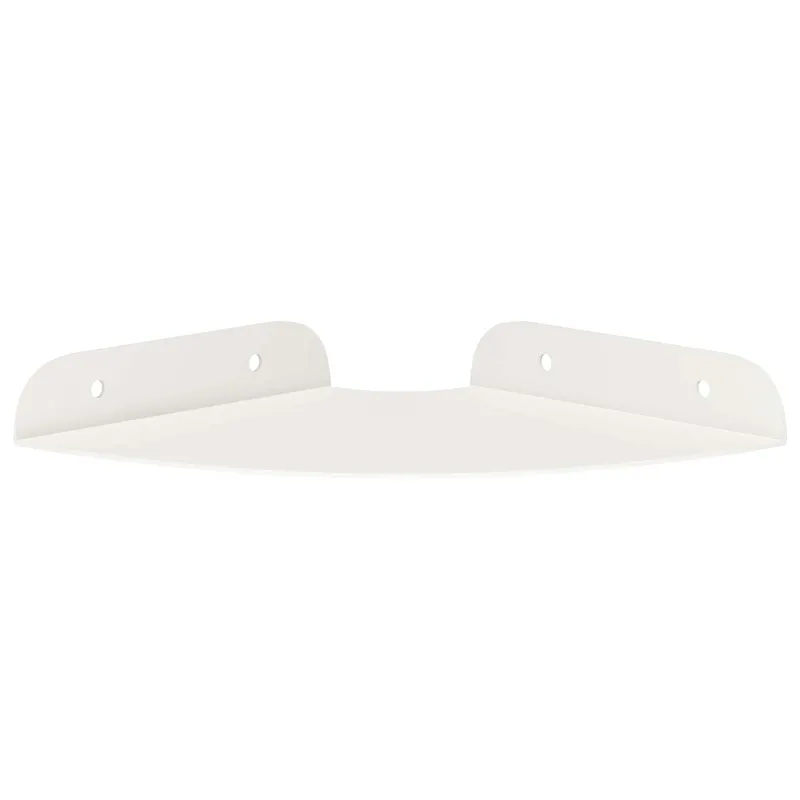 Plūduriuojanti lentyna su lentyna 4 pcs Baltas 15 x 15 x 2 cm