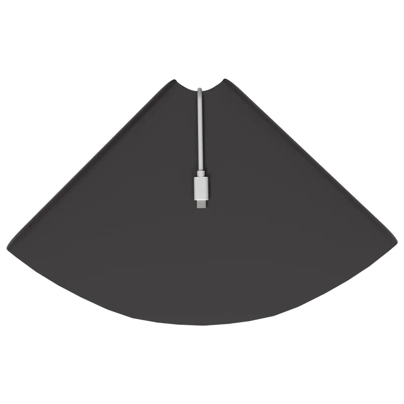 Plūduriuojanti lentyna su lentyna 4 pcs Juodas 24 x 24 x 2 cm