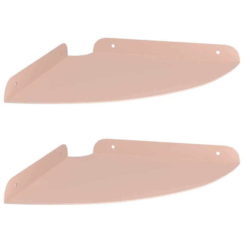Plūduriuojanti lentyna su lentyna 2 pcs Rožinė 24 x 24 x 2 cm